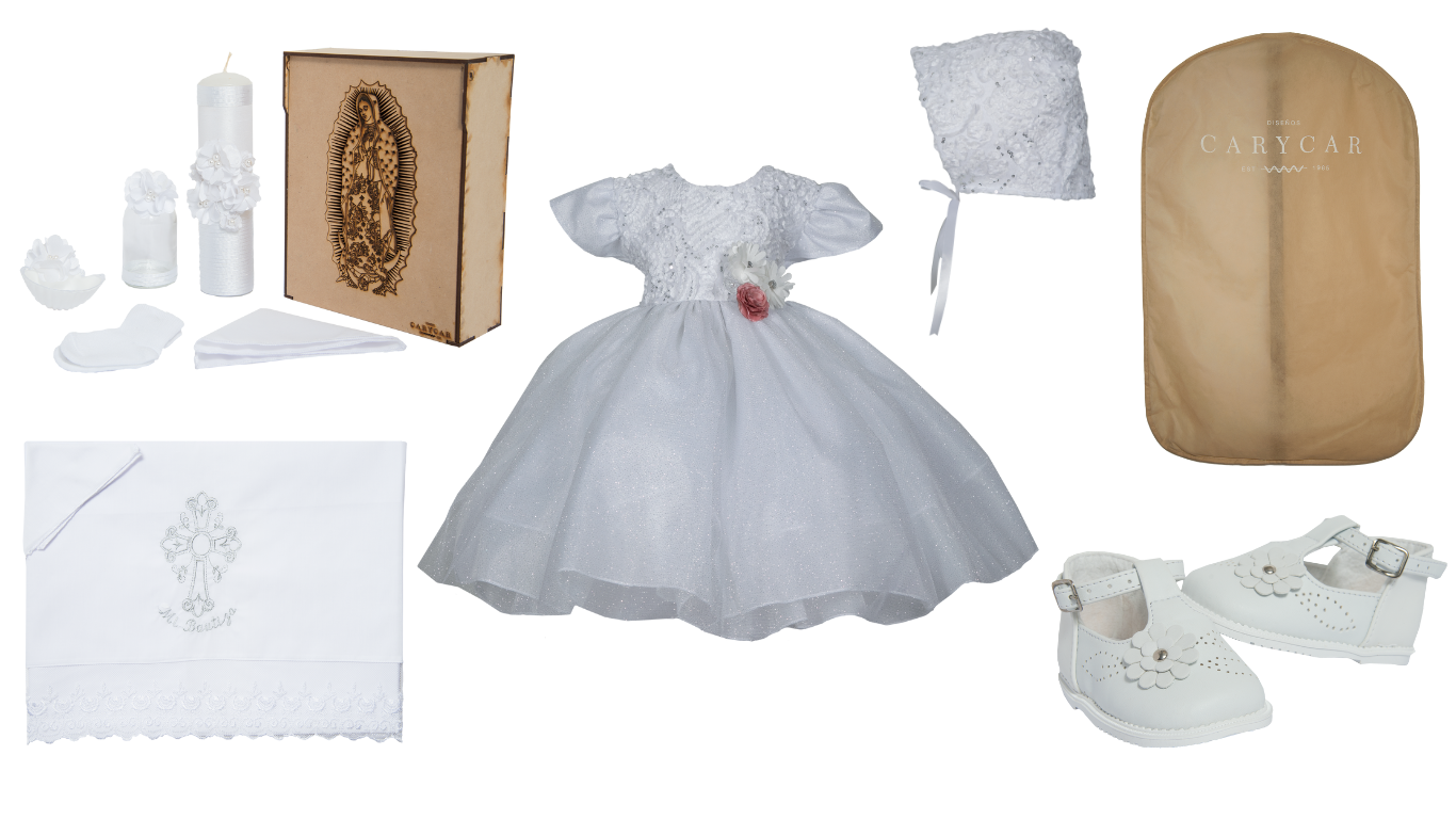 Kit de Bautizo para Niña - Modelo 12268