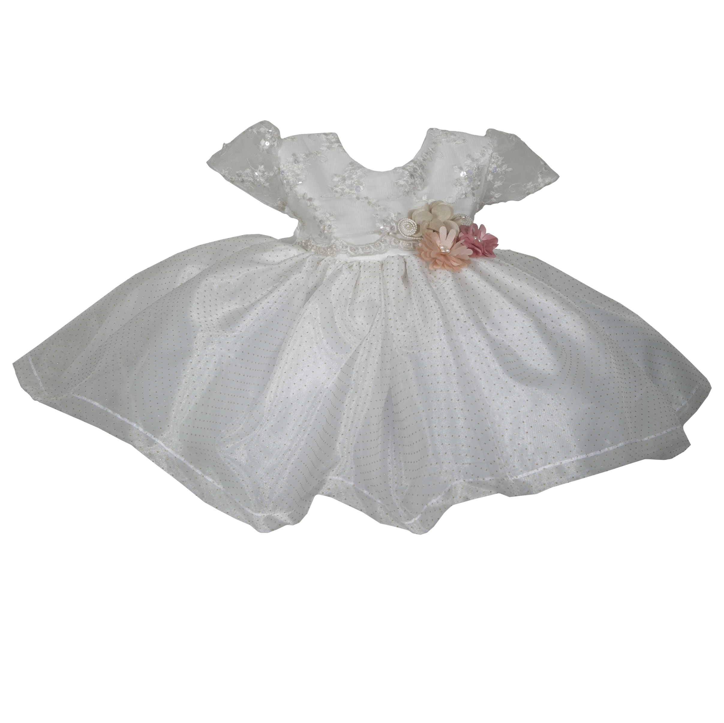 Batita Ropón Zapatitos Gorro Kit Vela Ceremonia Bautizo Sabana