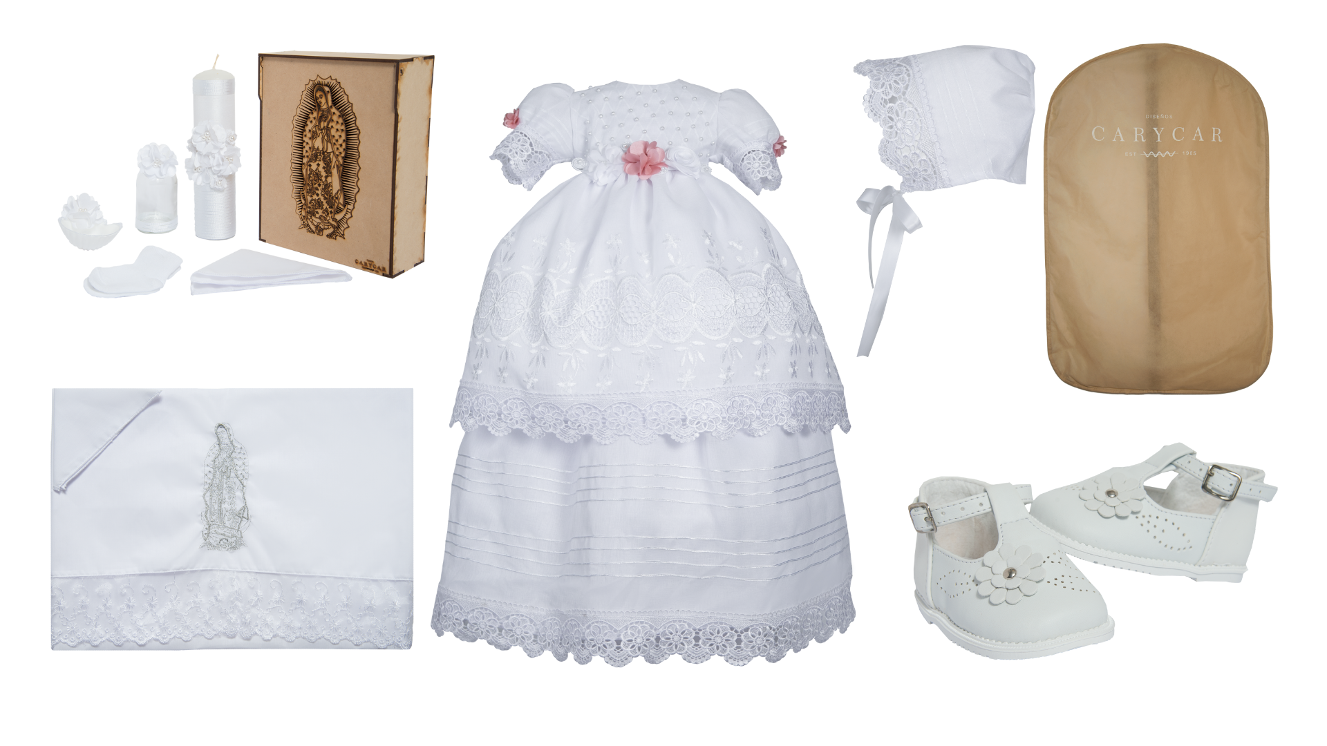 Kit de Bautizo Niña Modelo #1097