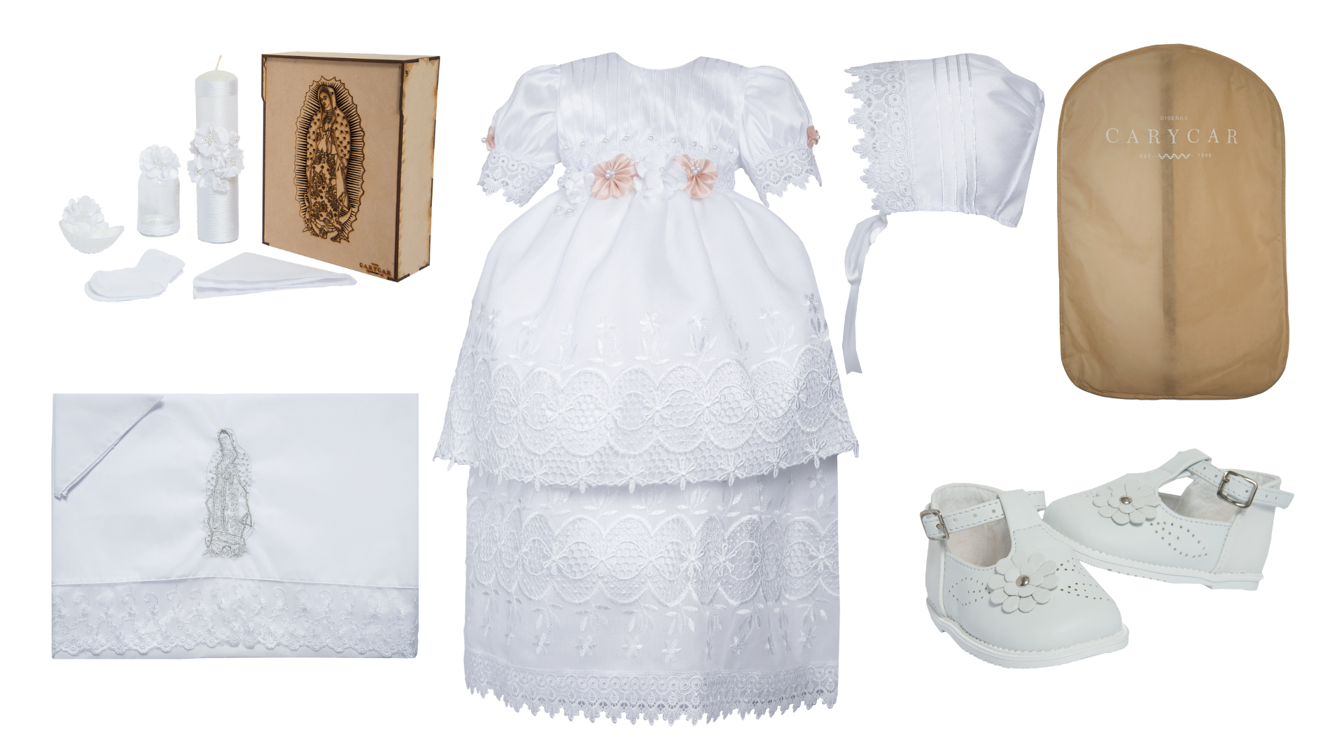 Kit de Bautizo Niña Modelo #1197