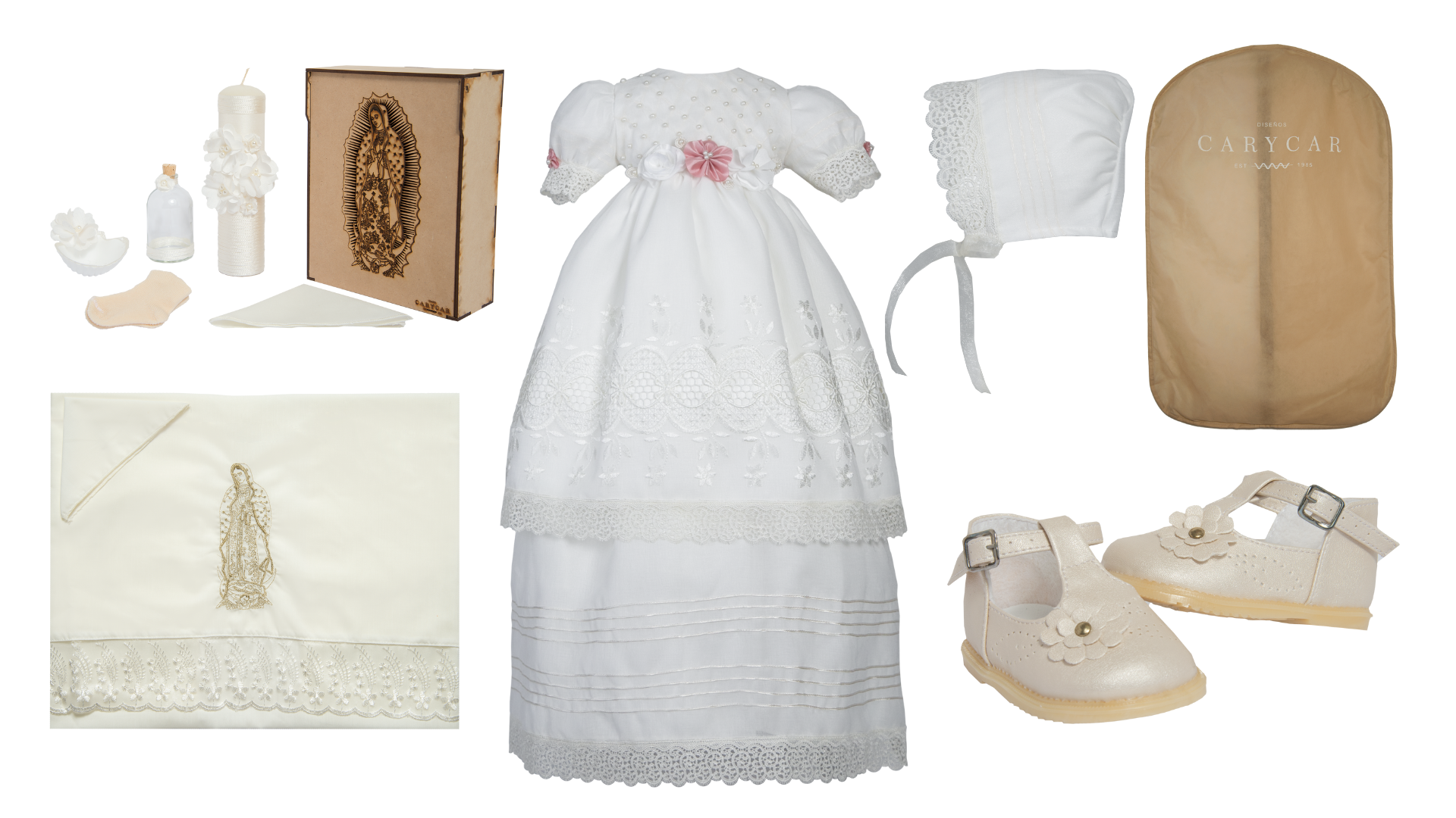 Kit de Bautizo Niña Modelo #1097