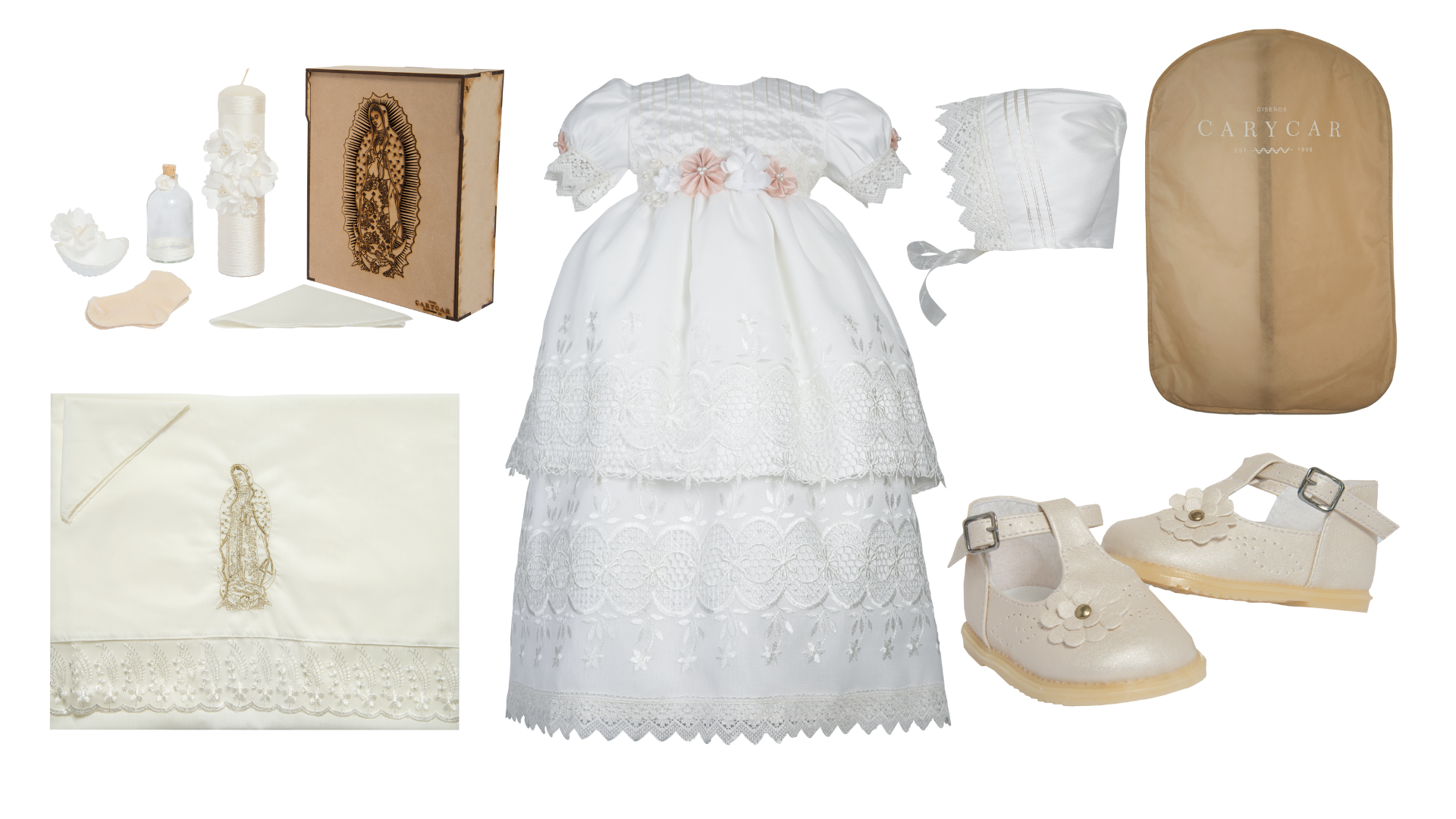 Kit de Bautizo Niña Modelo #1197