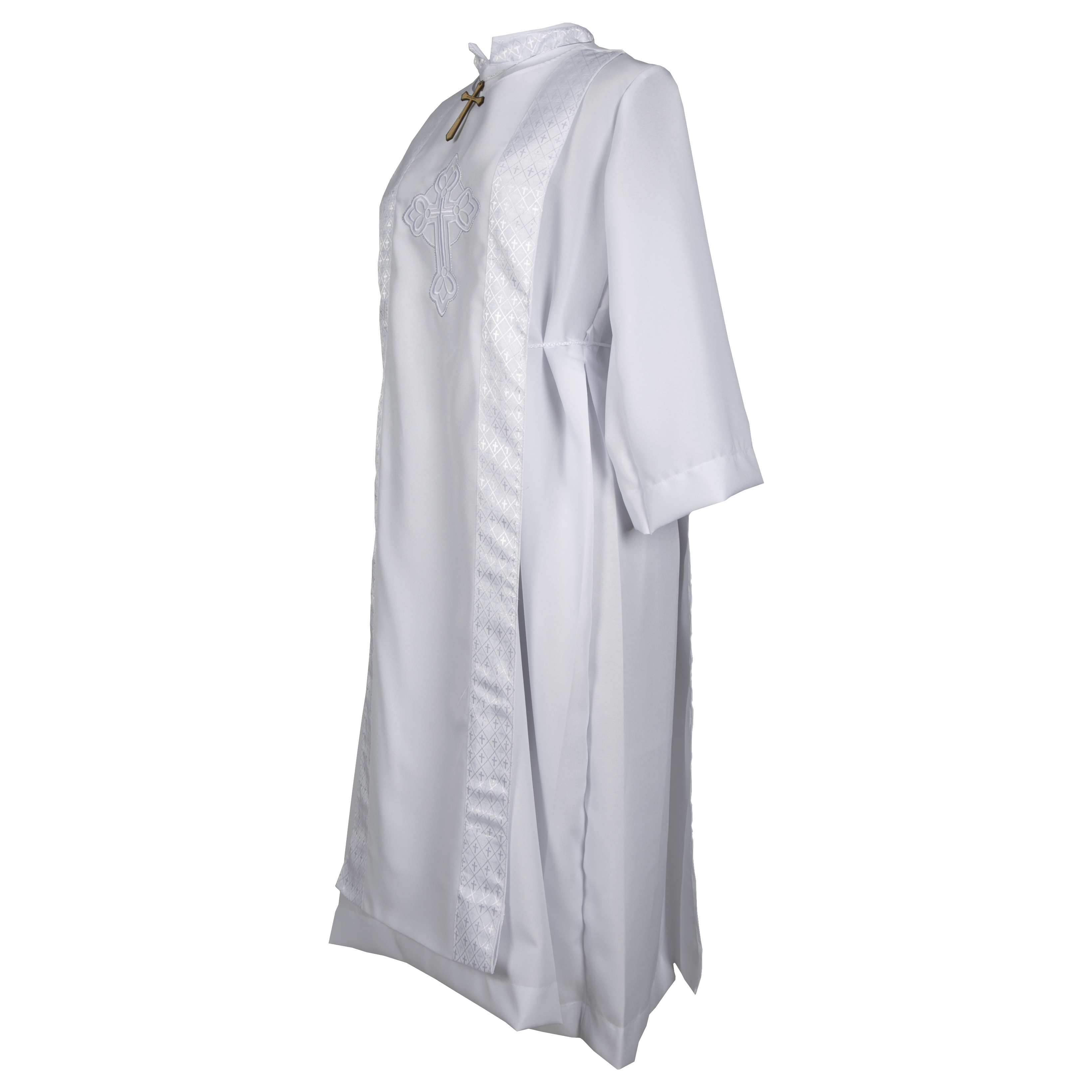 Túnica confirmación cruz litúrgico ensamble ceremonia
