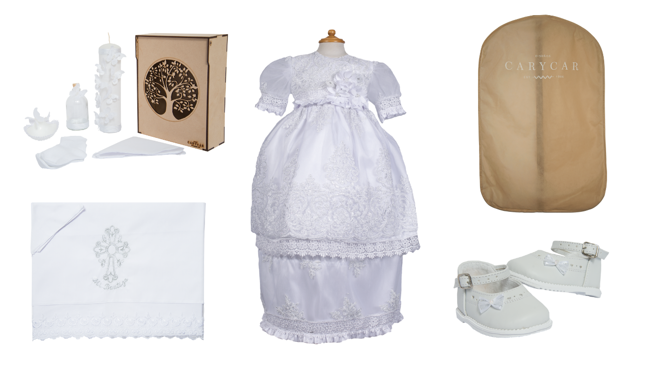 Kit bautizo niña -Modelo 2027