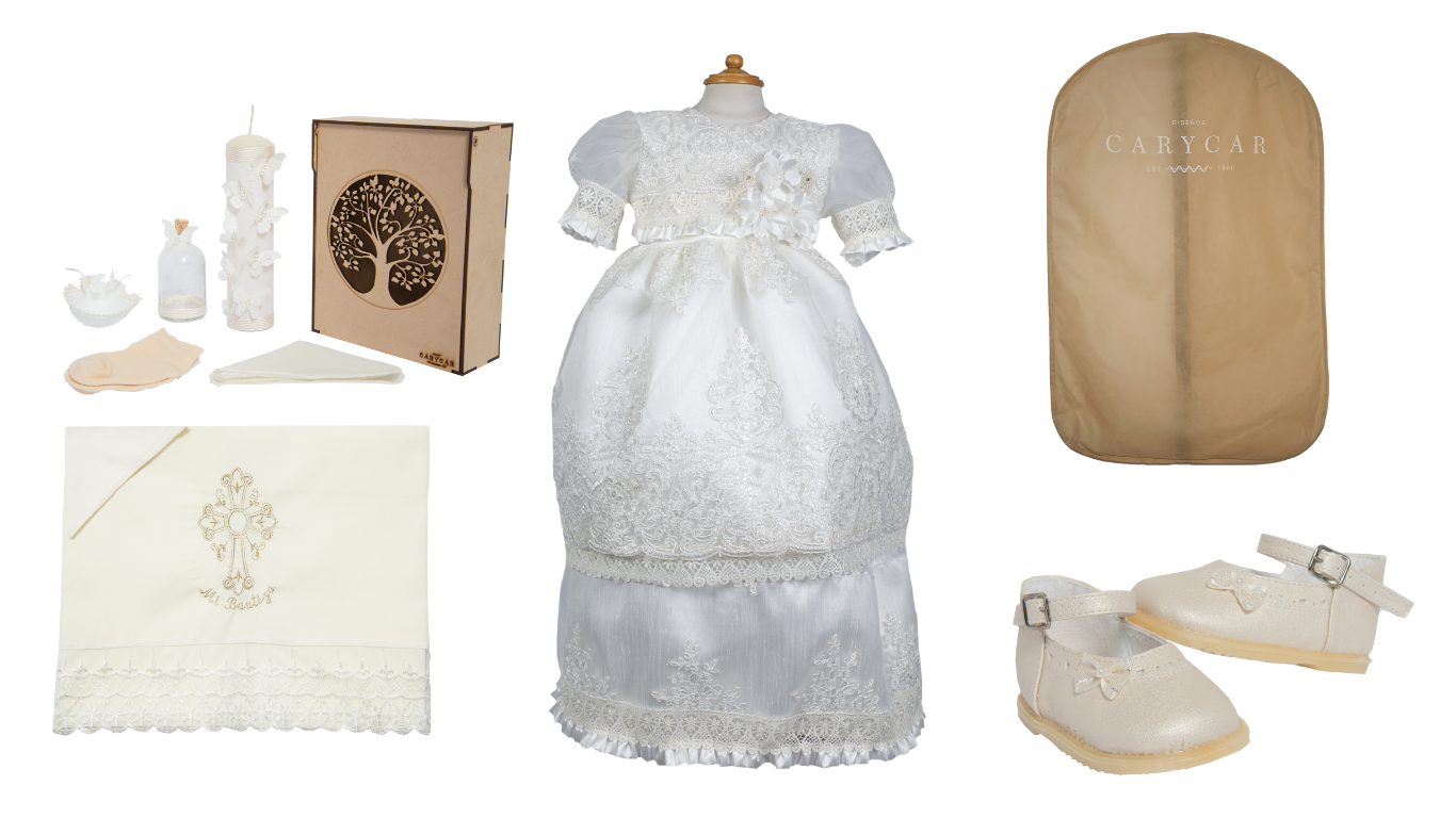 Kit bautizo niña -Modelo 2027