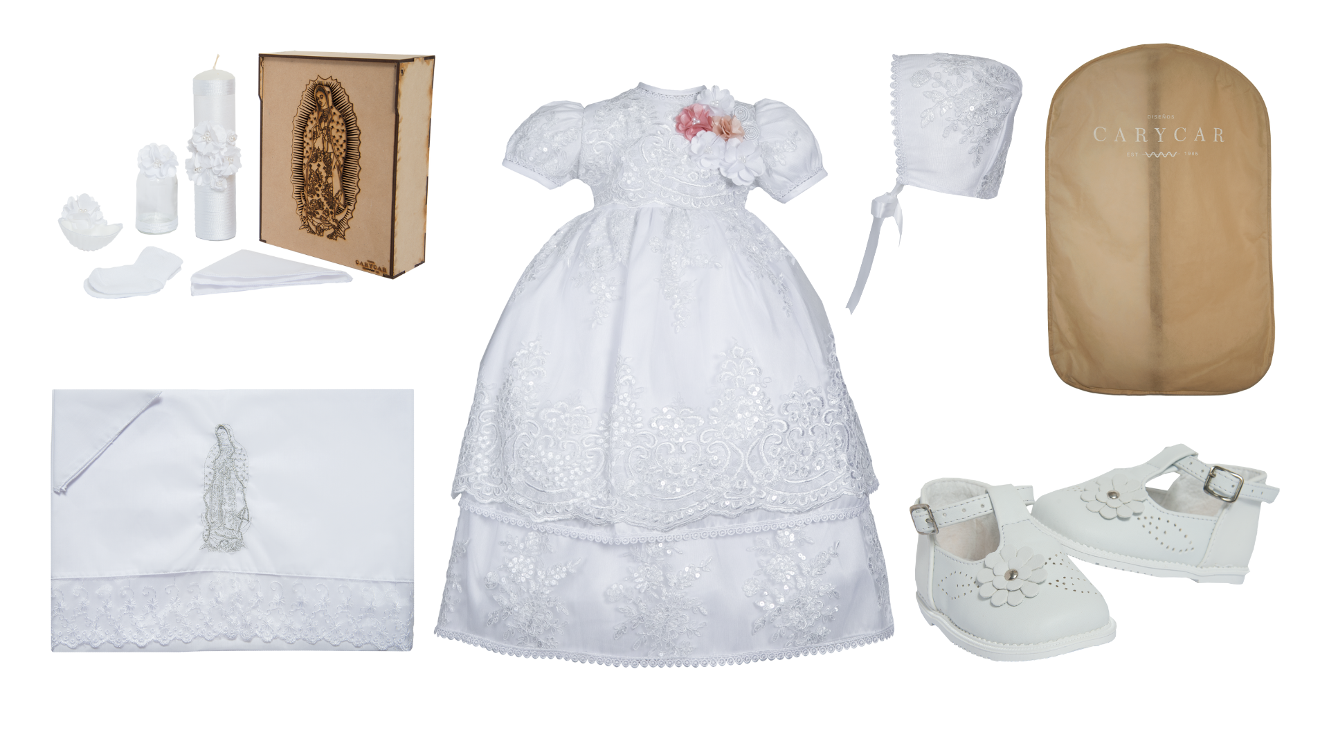 Kit de Bautizo Niña Modelo 2019