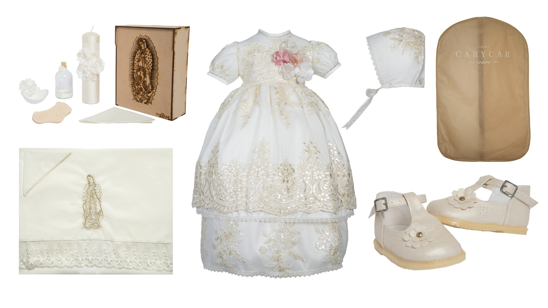 Kit de Bautizo Niña Modelo 2019