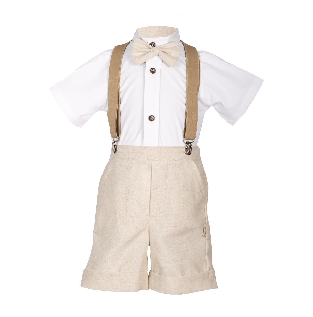 Traje Carlos, de short con tirantes # 11005