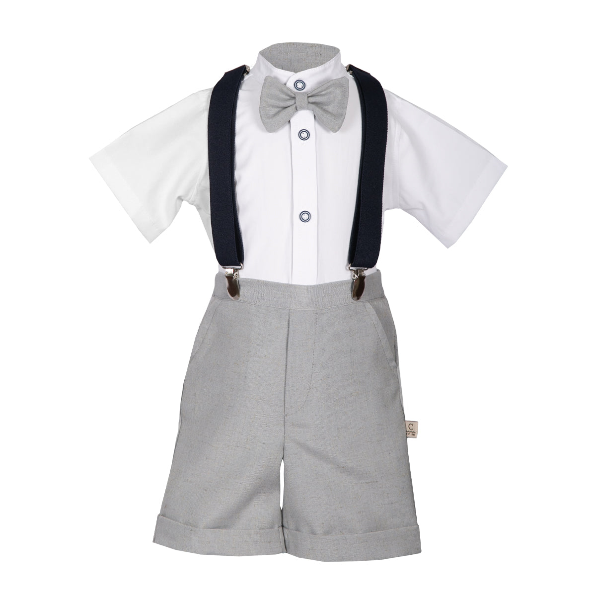 Traje Carlos, de short con tirantes # 11005