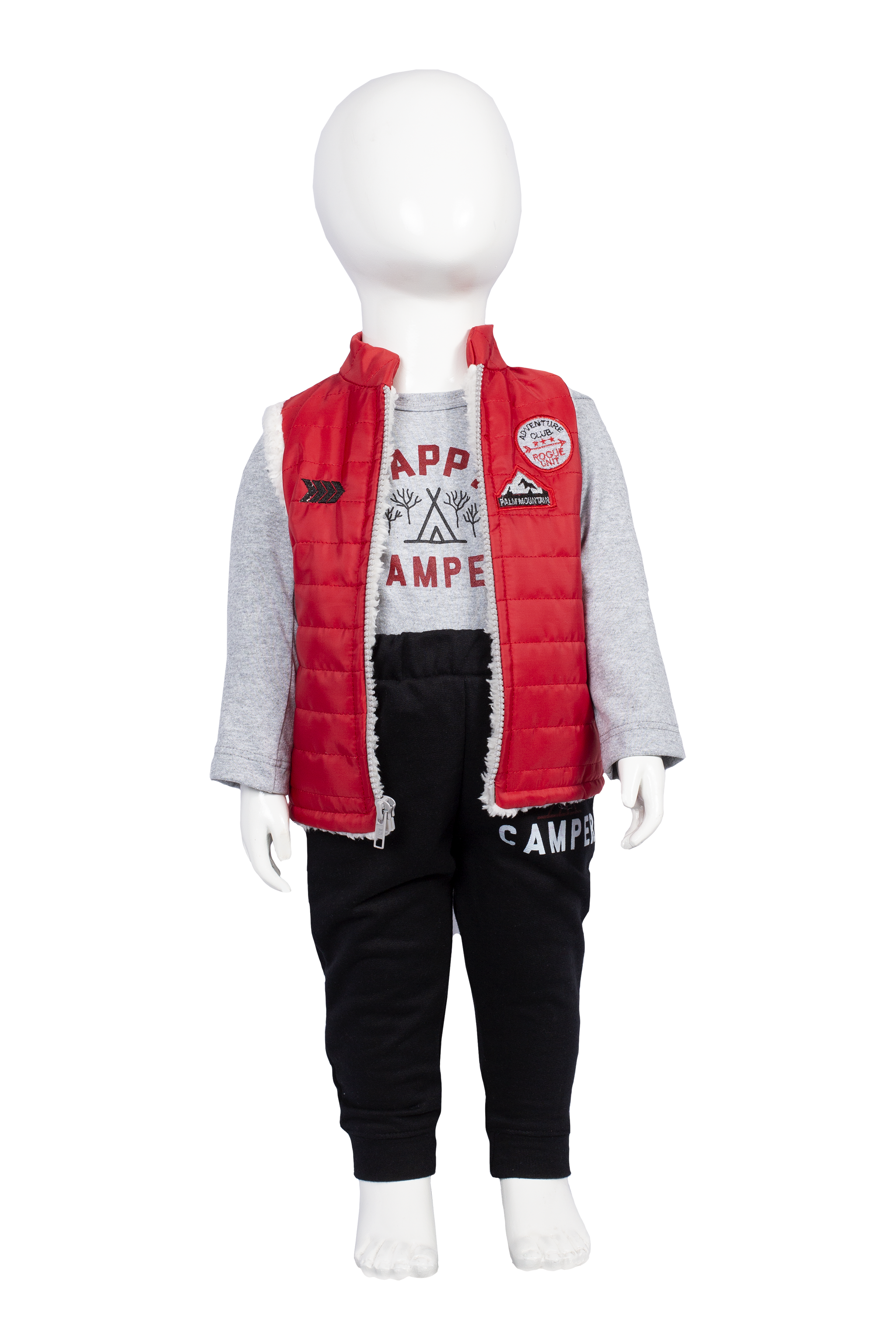 Chaleco con playera y pants Modelo # 5015