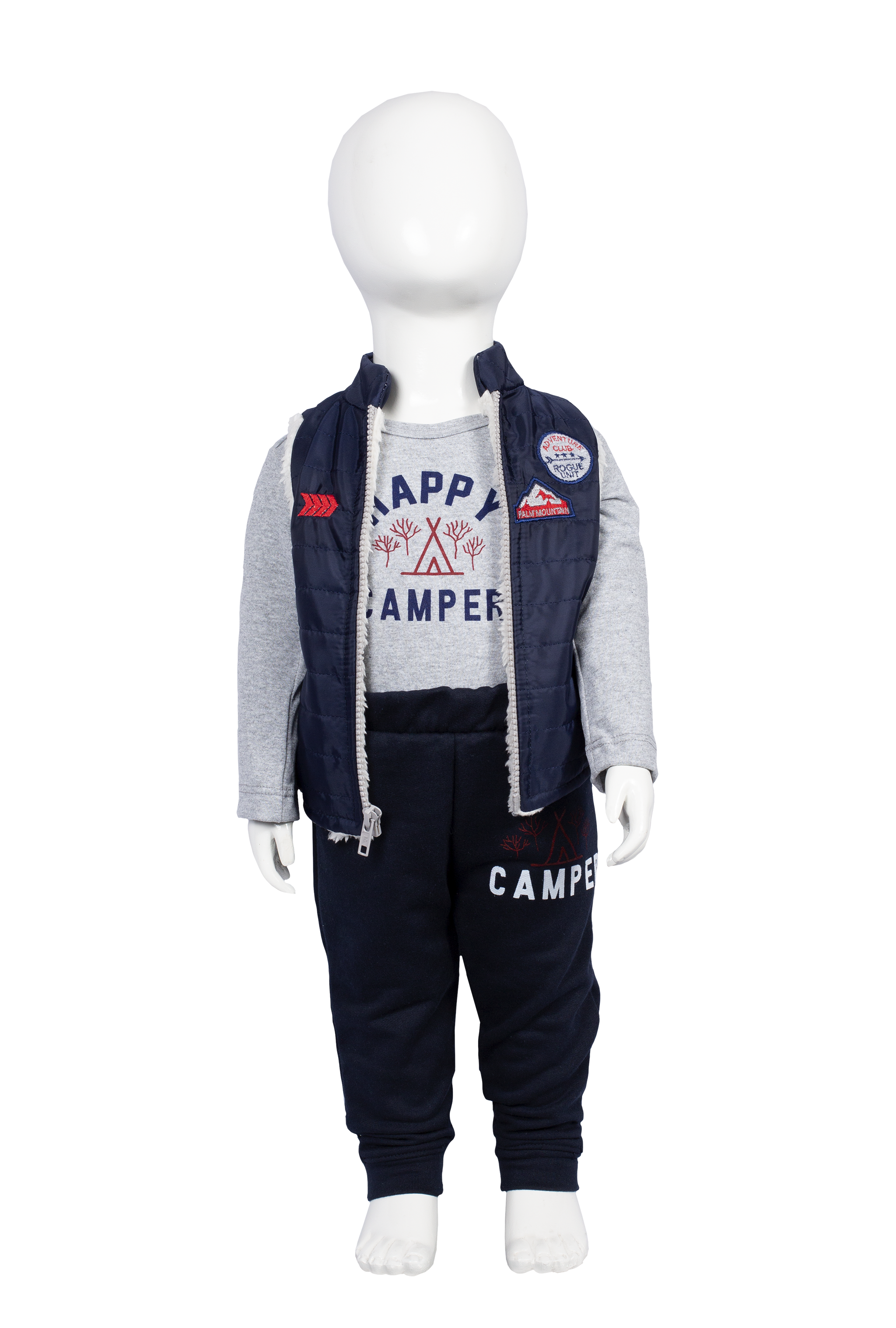 Chaleco con playera y pants Modelo # 5015