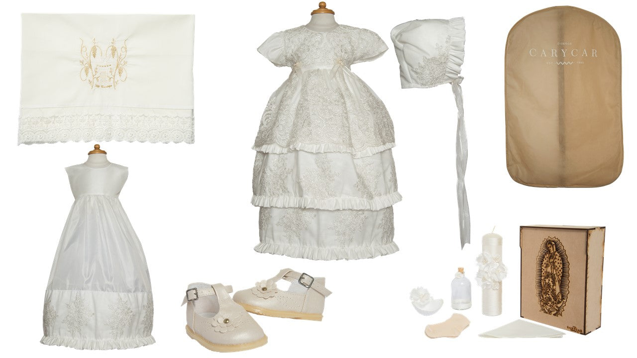 Kit bautizo niña -Modelo 9060