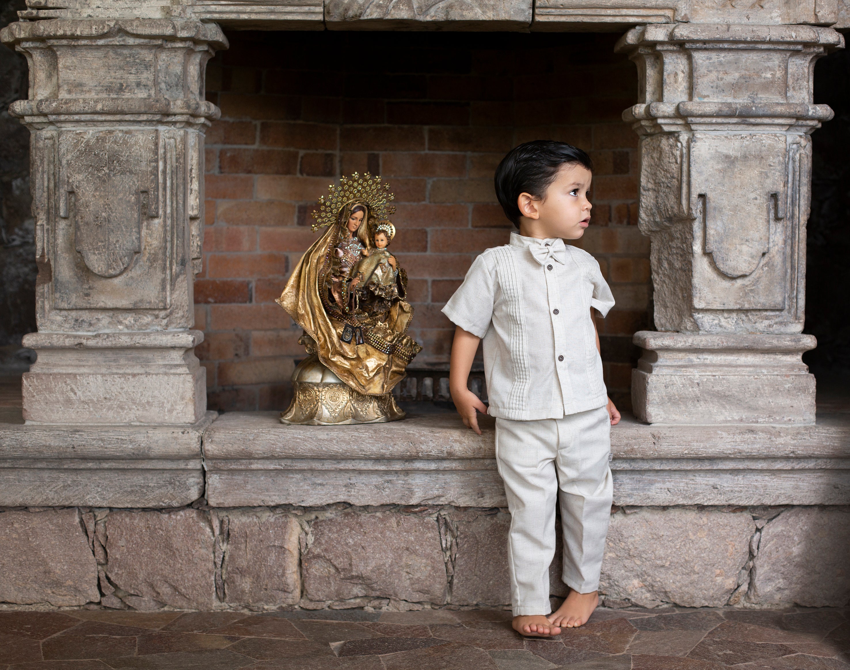 Kit de guayabera para niño