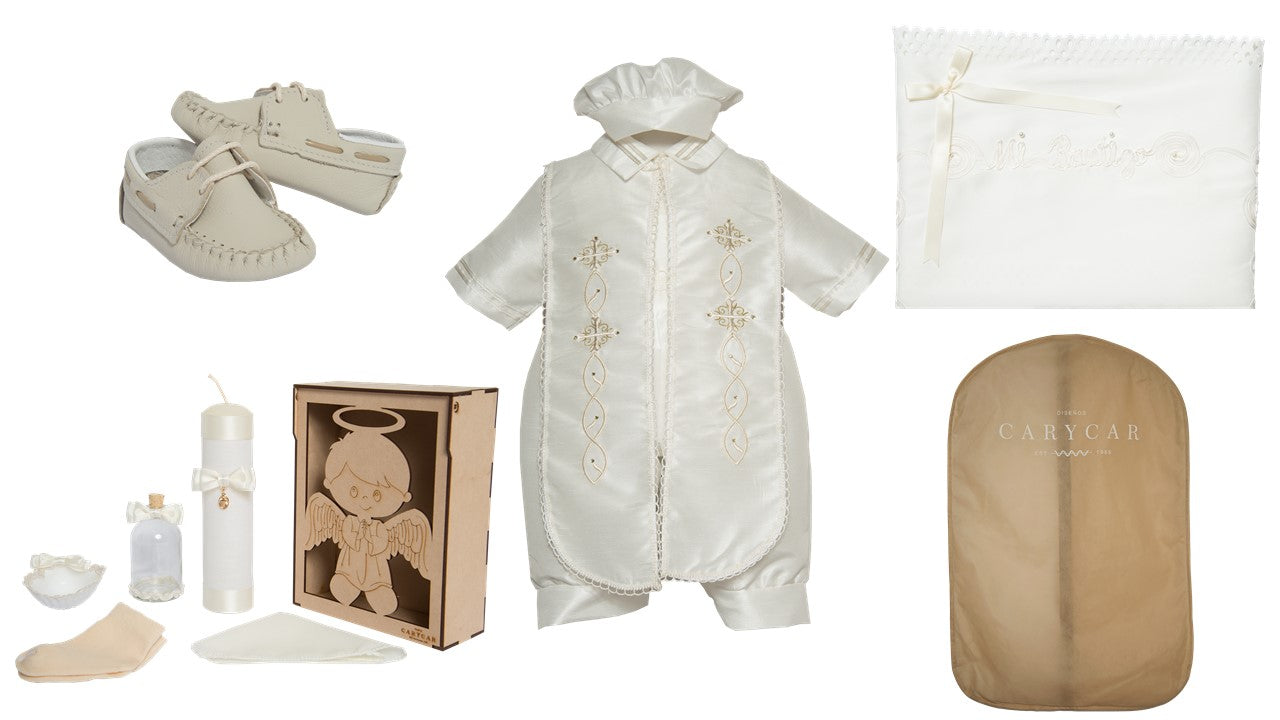Kit de bautizo para niño- Modelo 1039