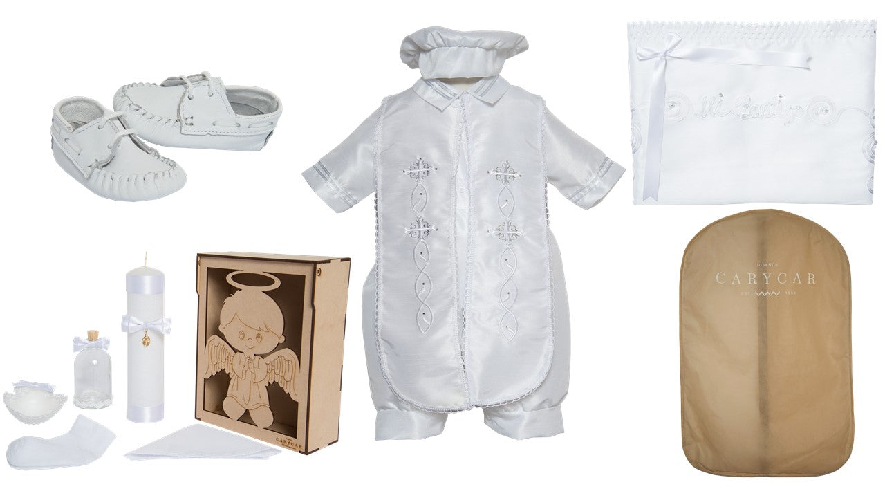Kit de bautizo para niño- Modelo 1039