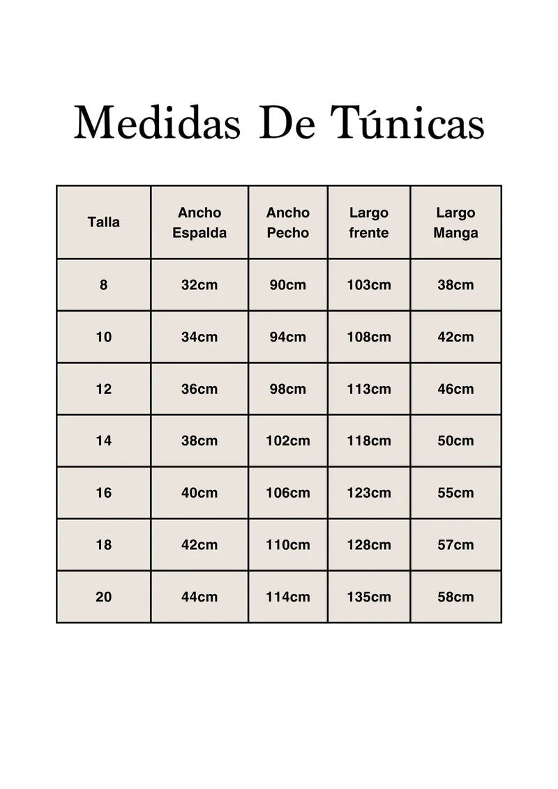 Túnica Confirmación con Ensamble Espíritu Santo Espigas