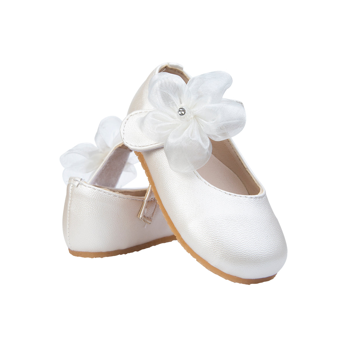 zapato bautizo nina beige ceremonia bebe